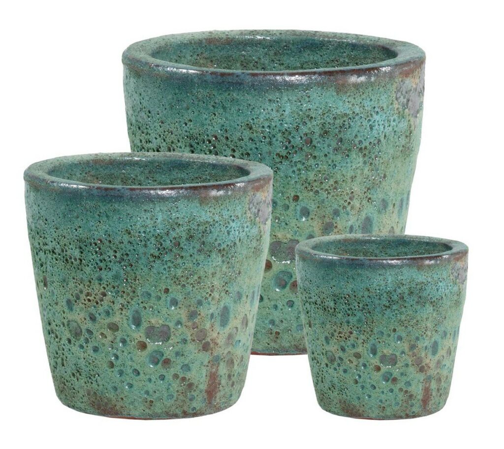 SET3 P.VASO DUYEN TONDO VERDE