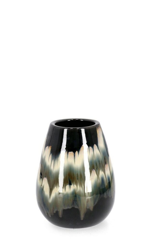 COIRA BL MELANGE FLARED VASE H.H32