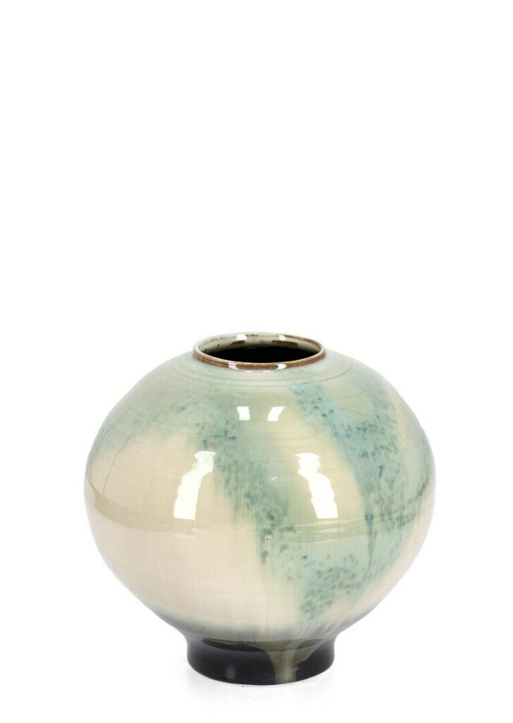 COIRA RO WH L.BL VASE H. D30