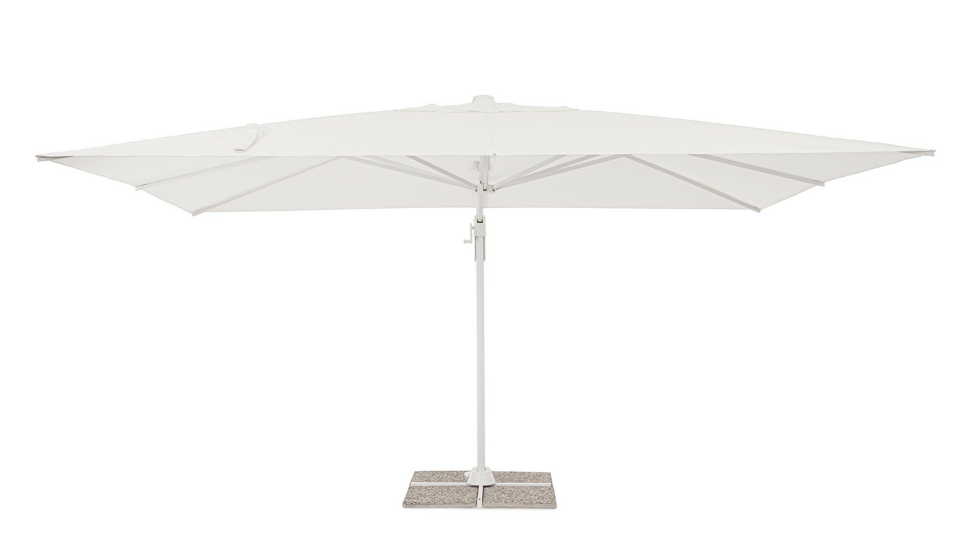 SOMBRILLA EXCÉNTRICA VEGA 3X4 BLANCO