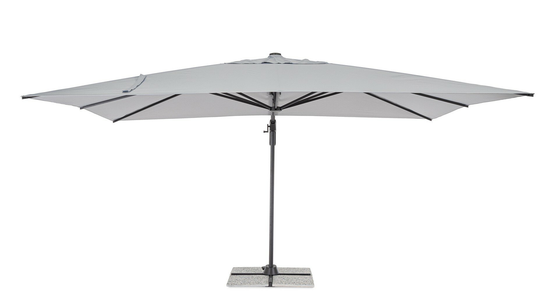 SOMBRILLA EXCÉNTR. VEGA 3X4 ANTR-GRIS CL