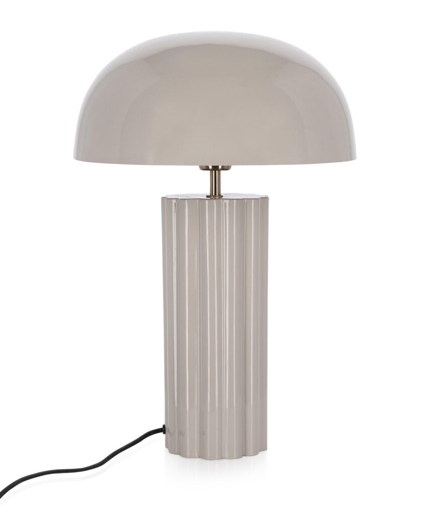 LÁMPARA DE SOBREMESA KAIKU BEIGE H54