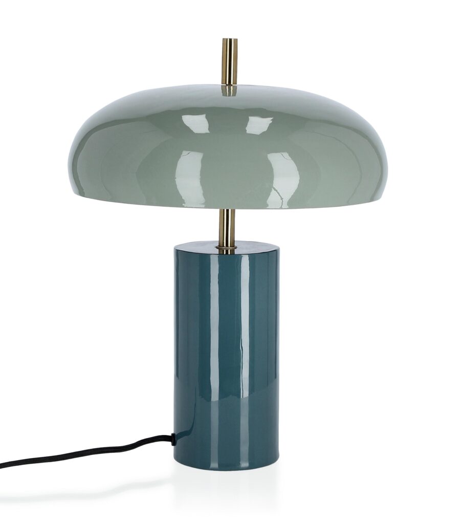 LÁMPARA DE SOBREMESA BANKERS AZUL H40