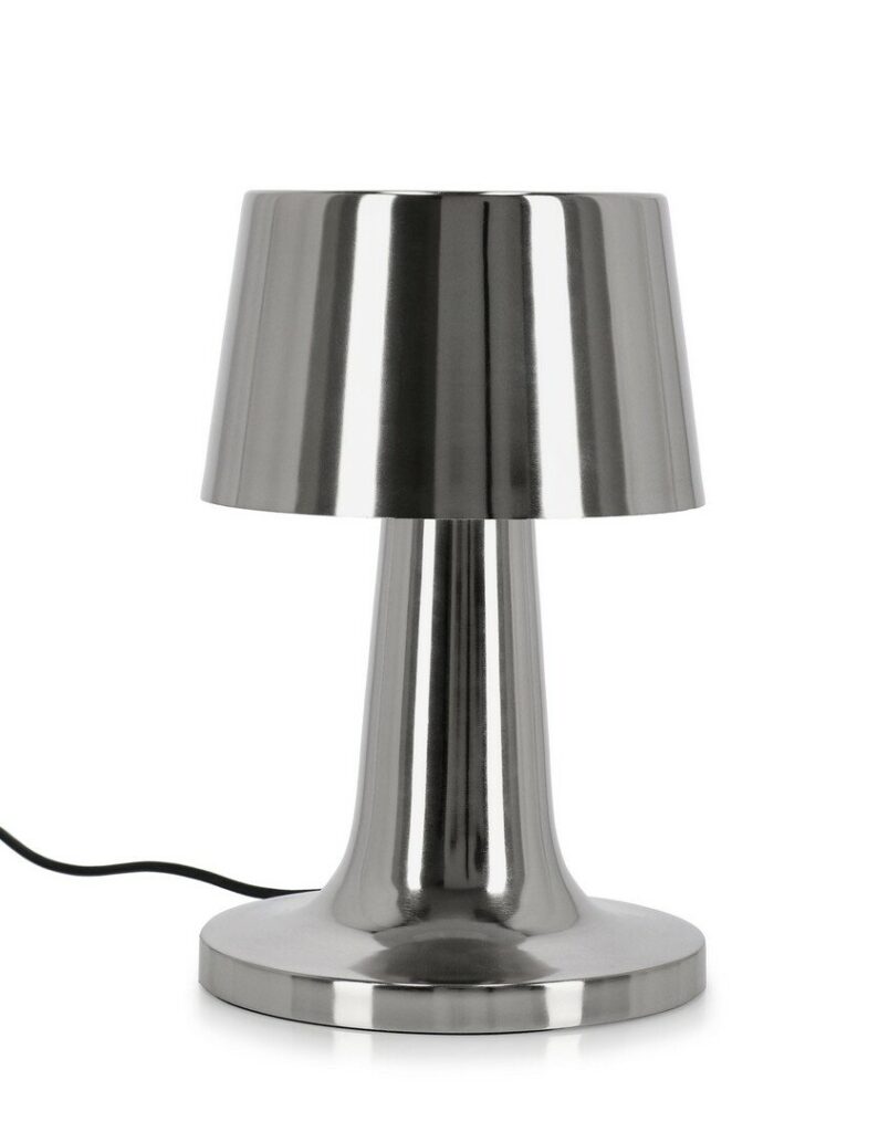 LÁMPARA MESA TURNER PLATA H34