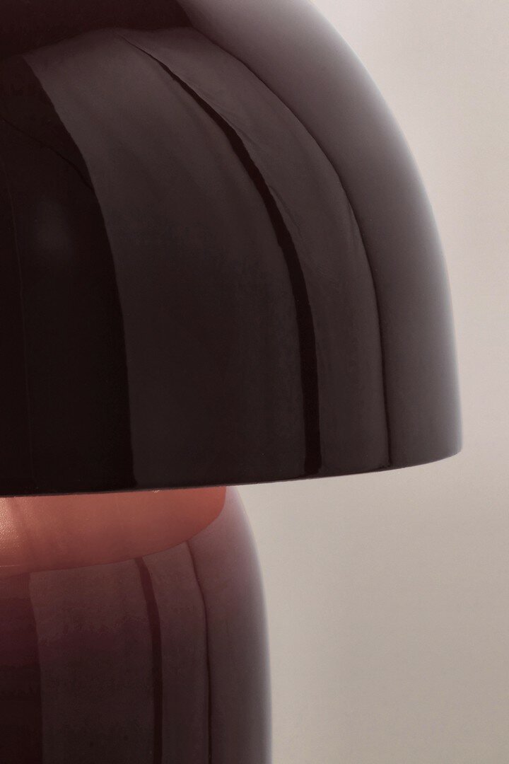 LÁMPARA MESA MORLAND ROJO H34