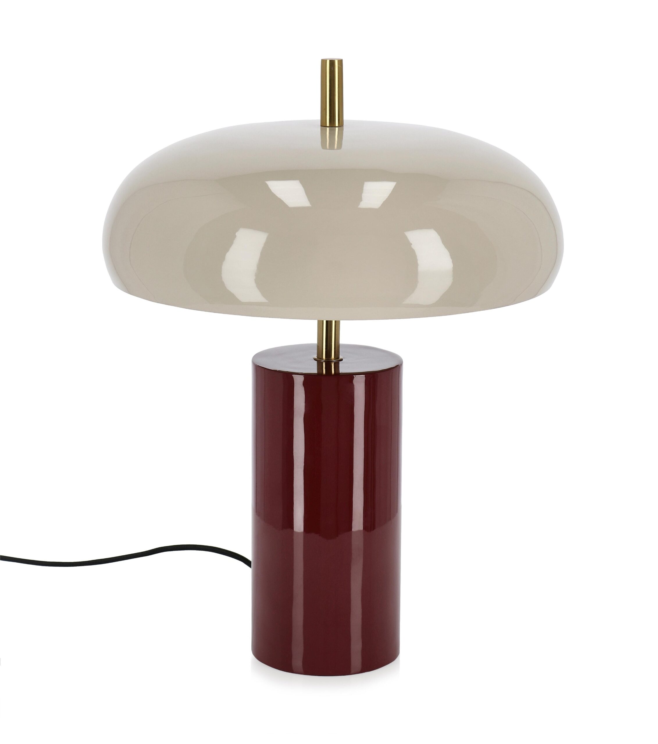 Lampada Bankers beige/rosso 40 cm