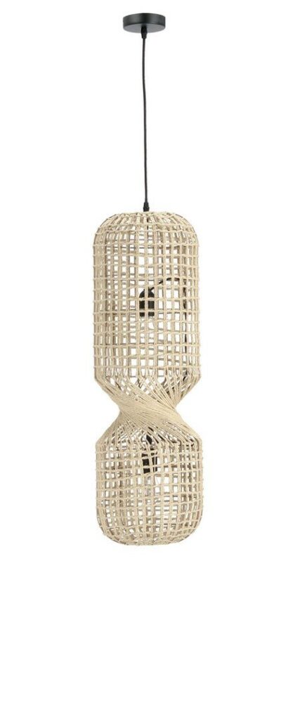 LAMPADARIO MALABO BEIGE  H77,5